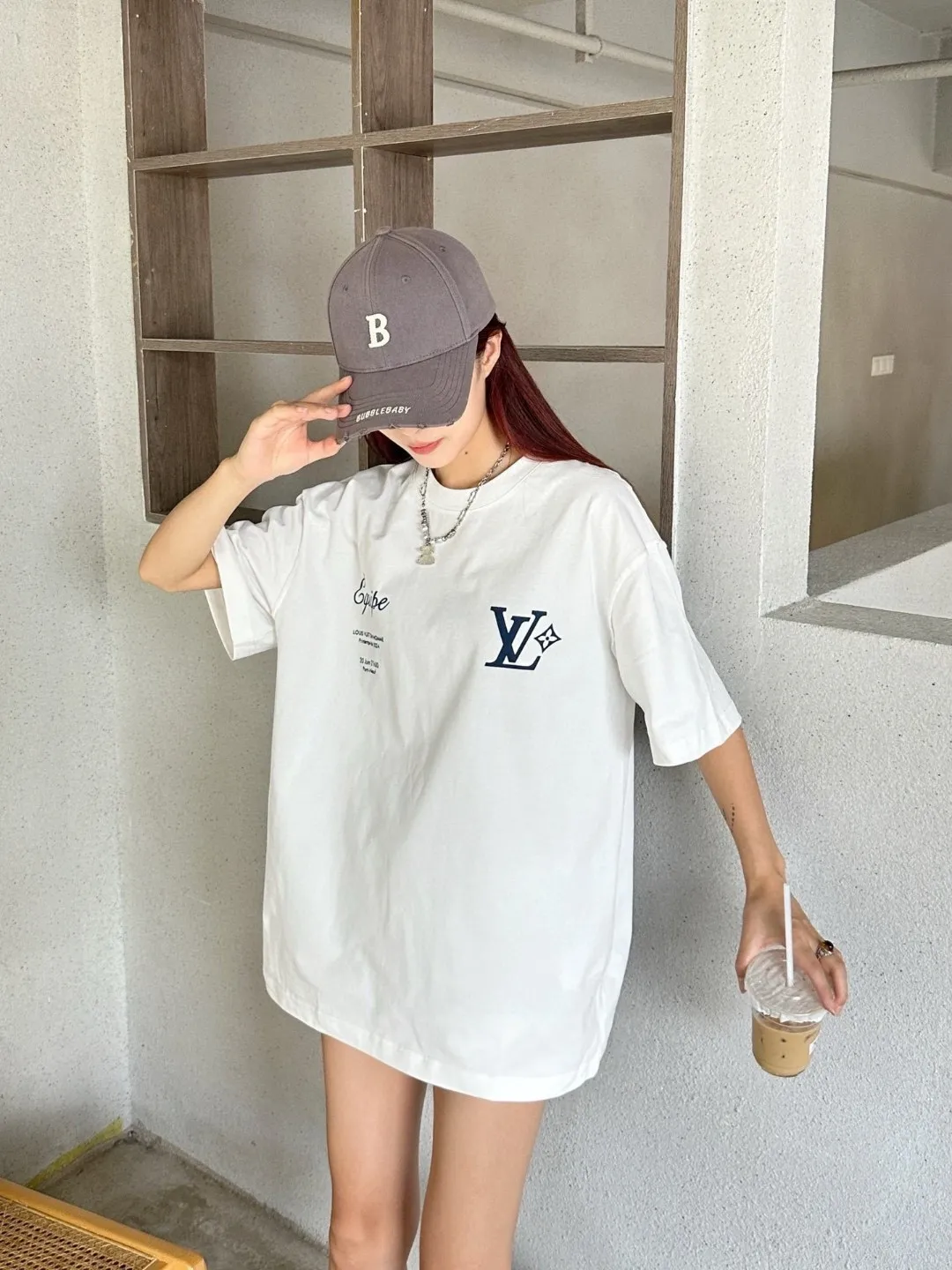 Louis Vuitton/Louis Vuitton Fei Dong’s first show limited printed short-sleeves